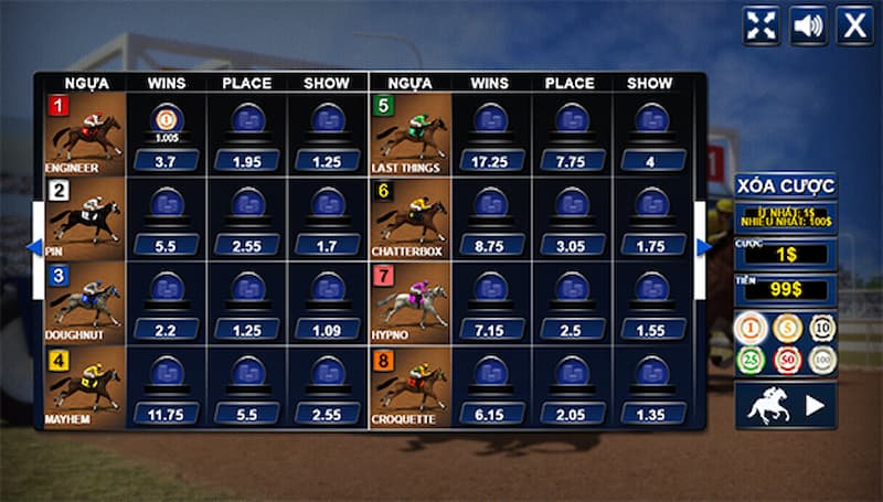 Cá cược đua ngựa 1Xbit: Tham gia trường đua, trổ tài dự đoán 2 Cá cược đua ngựa 1Xbit